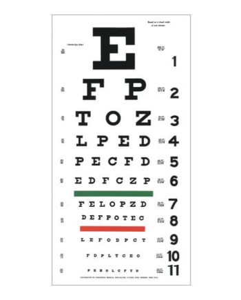 Snellen Eye Chart 11 Line