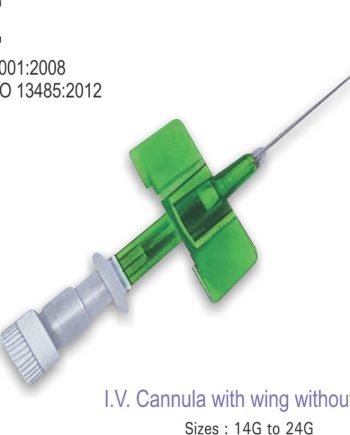 I.V. Cannula With Wings Without Port