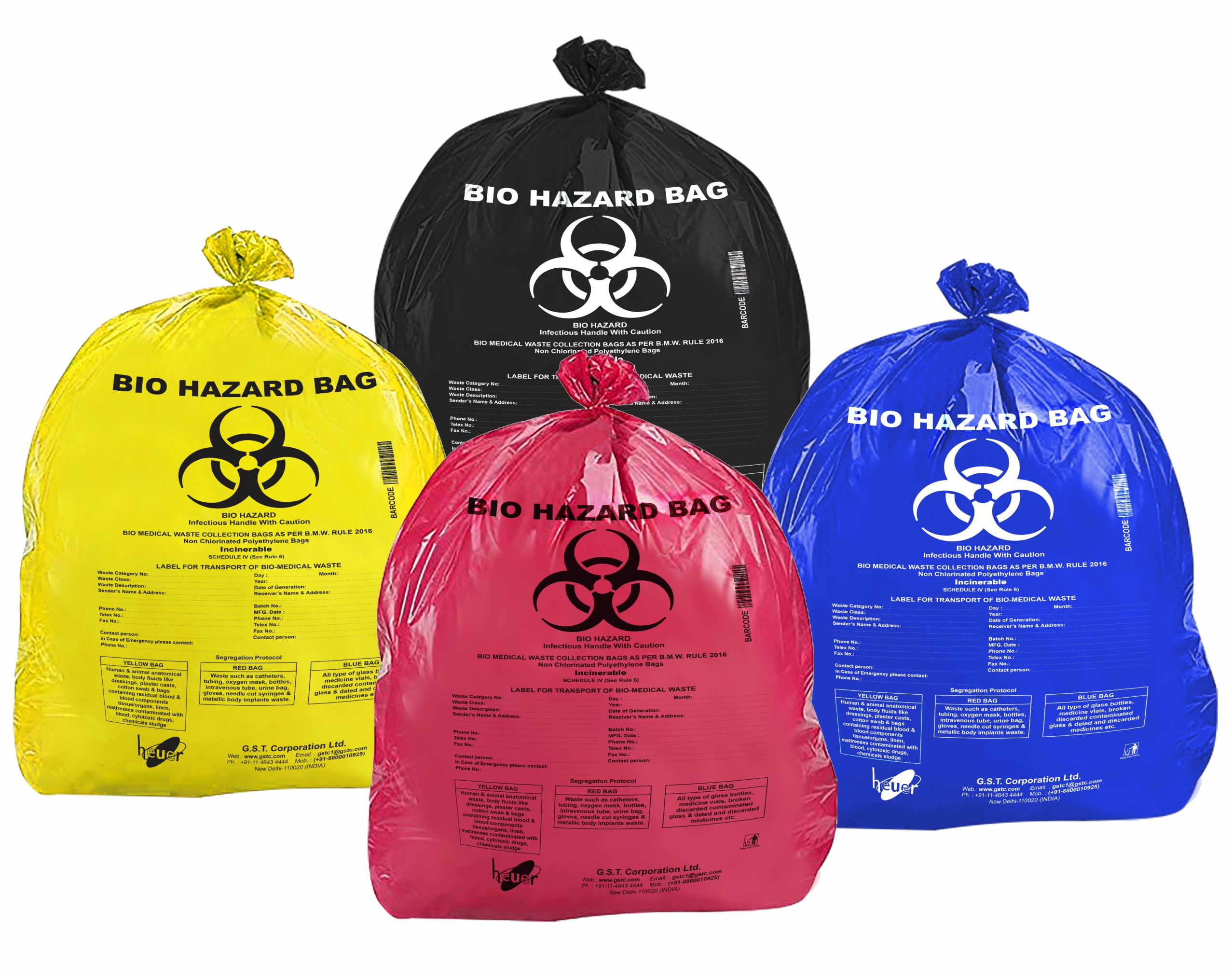 Ajaya Enterprises Bio-Hazard/Biomedical Waste Bag (21x24 inch, Blue) - Pack  of 30 Pieces/1 kg : Amazon.in: Home & Kitchen