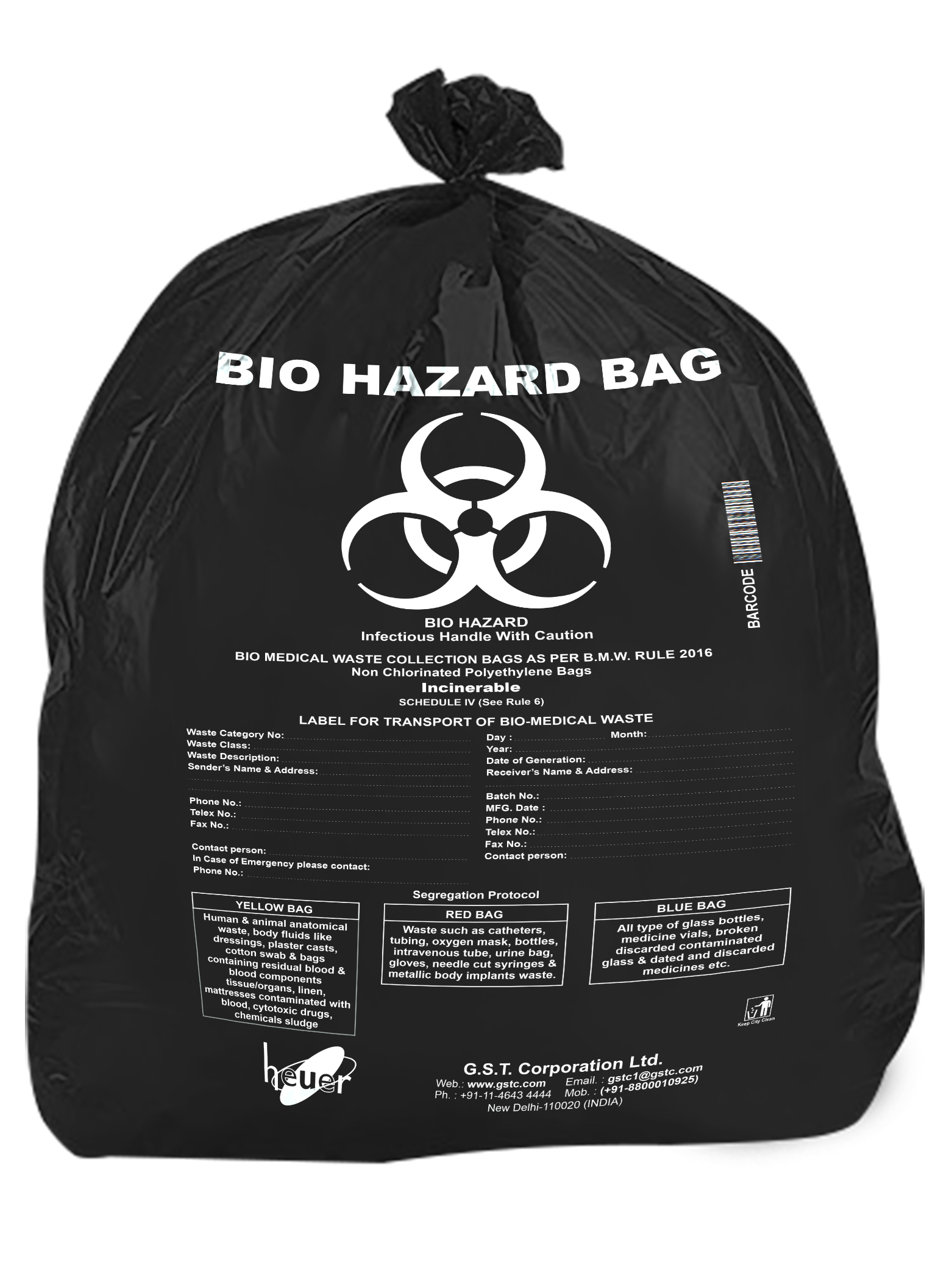 Bio-Medical Waste Disposal Bags Manufacturer from Ahmedabad - Singhal  Industries - Manufacturer Exporter of Flexible Packaging Products