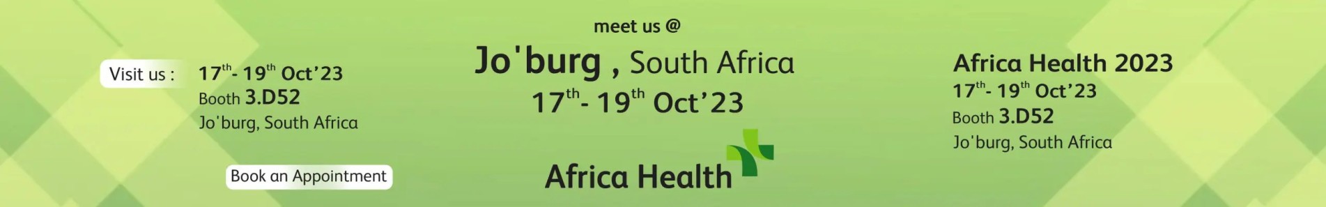 Africa Health 2023 Banner