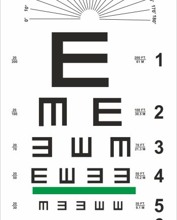 Tumbling E Eye Chart