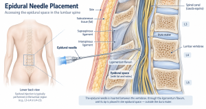 Placement Of Epidural Needle